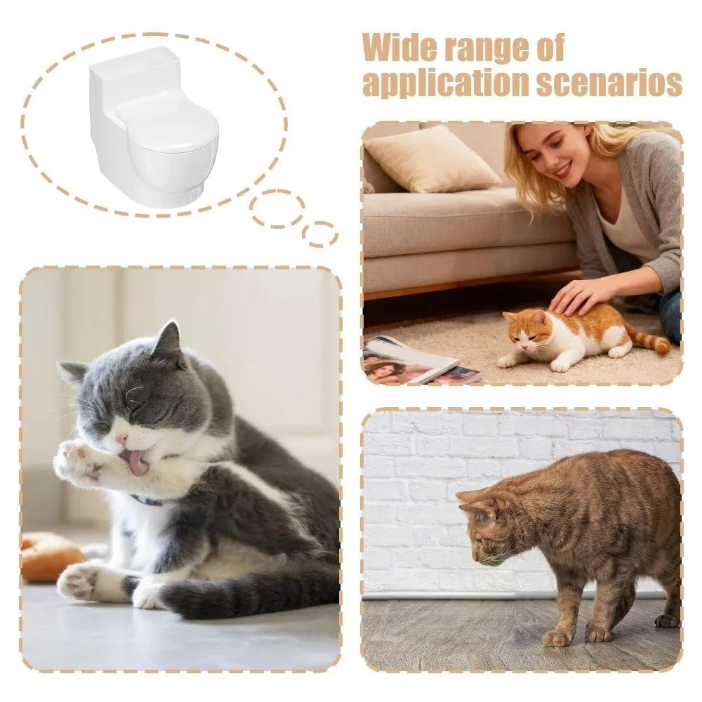 Toilet-Shaped Stainless Steel Pet Water Bowl (Anti-Spill, Non-Slip)