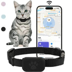 Mini Bluetooth GPS Collar Tracker for Dogs, Cats & Puppies - Anti-Loss Movement Alert Remote Global Locator