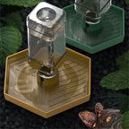 Reptiles Water Feeder Bowl Food Feeder Water Bottle For Reptiles Pet Antislip Automatic Water Dispenser for Lizards 87HA