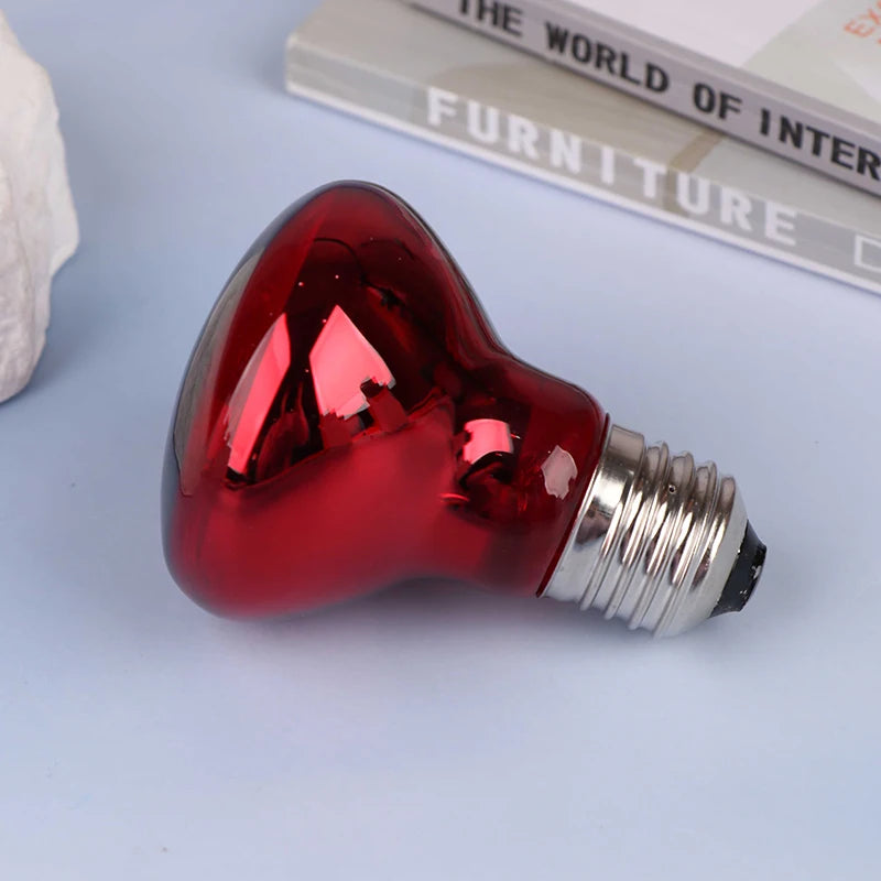 25W 40W 50W 60W 75W 100W E27 Poultry Heating Bulb Infrared Insulation Heating For Reptiles Plants Amphibians Pets Livestock Lamp