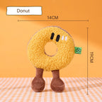 Catnip Baking Design Cat Chew Toy — Washable Soft Teddy Fleece Scratch-Resistant Toy for Cats