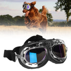 Oversized Frame Dog Eye Guard Sun Ray Block Shatter Tough Pet Eye Visor Wind Proof Comfort Fit Harley Style Eye Visor