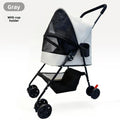 Foldable Lightweight Pet Stroller Outdoor Travel Cats Dogs Small Dogs Pet Trolley Stroller for Dog Pet Stoller Dog Trolley