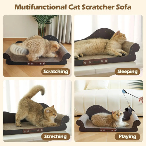 26in Cardboard Cat Scratching Board Lounge Pad