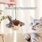 Flappy Bird Touch-Activated Cat Toy — Flapping Wings Catnip Interactive Sandpiper Kitten Toy