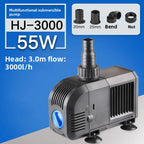 Ultra-Quiet HJ Series Submersible Fountain Pump (500–3000L/H, Multi-Use, Adjustable Flow)