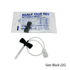 Double-Wing Blood Infusion Needles, Bulk Lot (50-Pack)