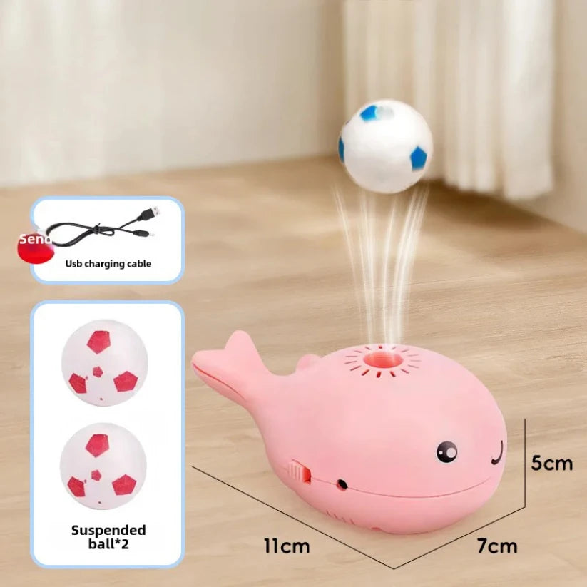 USB-Powered Floating Ball Cat Toy — Portable Electric Interactive Cartoon Training Toy for Cats
