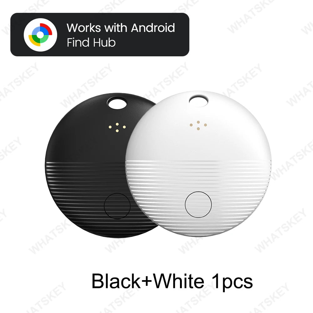Rechargeable Google Find My GPS Tracker Tag for Android - Smart Location Tracker for Cars & Cycling