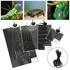 EU Plug Reptile Heating Pad For Lizard Turtle Heater Reptiles Warm Adjustable Temperature Controller Mat For Small Fish Tank 1Pc