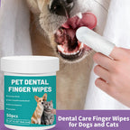 Pet Cleaning Product Disposable Finger Toothbrush Pet Teeth Cleaning Finger Covers Gentle Wet Wipes Fresh Breath Orals Cleaning