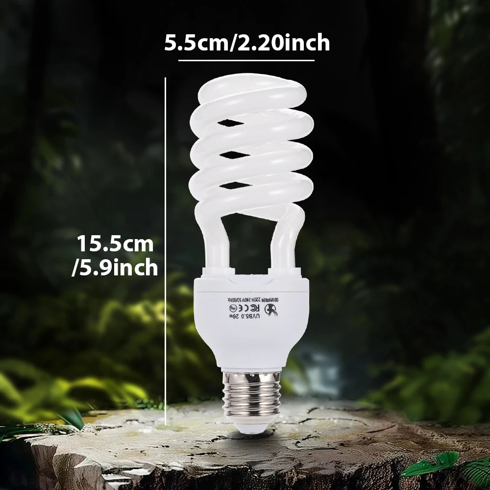 26W Pet Box Lamp Calcium Supplement Lamp Climbing Pet Lamp E27 Interface For Brooding Boxes Chicken Coops Reptiles Amphibians