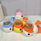 Press-Activated Clownfish Pet Treat Feeder (Interactive, Mental Enrichment)