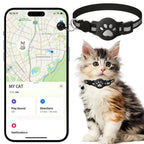 Waterproof GPS Tracker with Reflective Collar, Geo-Fence & History Tracking for Cats & Dogs
