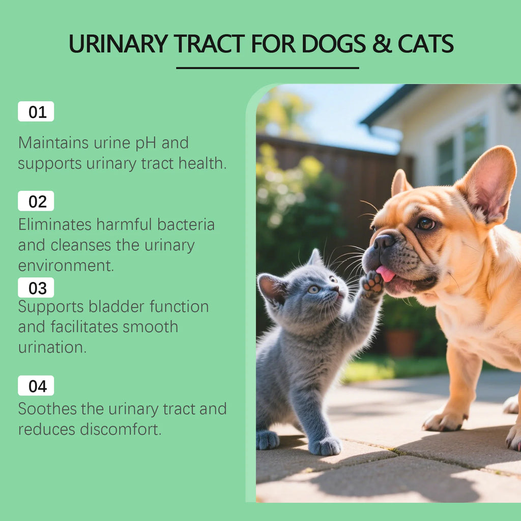 Pet Urine pH Maintenance Drops – Gentle Formula Reduces Harmful Bacteria, Daily Care for Comfortable and Healthy Pets