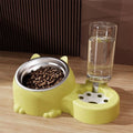 2-in-1 Automatic Pet Feeder Bowl (Detachable, Cage Hanging, Large Capacity)