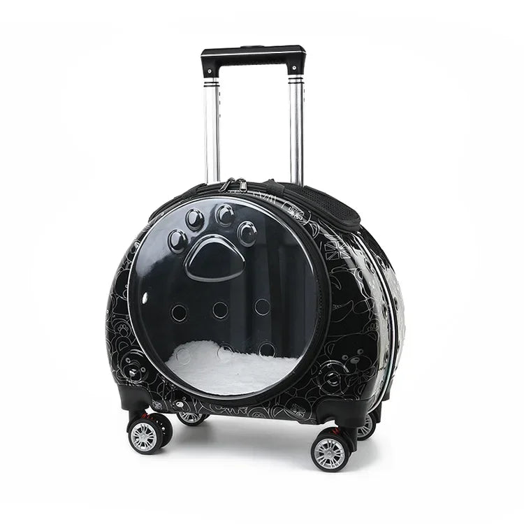 Pet Luggage Transparent Space Capsule Multi-purpose Backpack Cat Bag, Large Capacity Two Portable Small Dogs Outdoor Bag