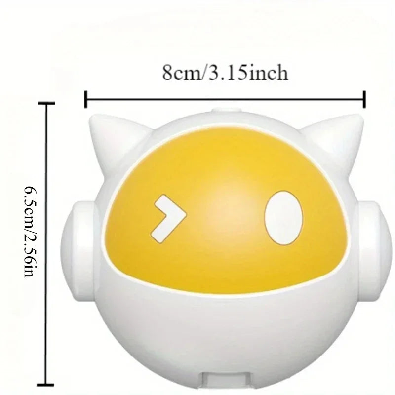 Electric Raising & Lowering Hairy Ball Cat Toy — Interactive Self-Play Electric Cat Balls