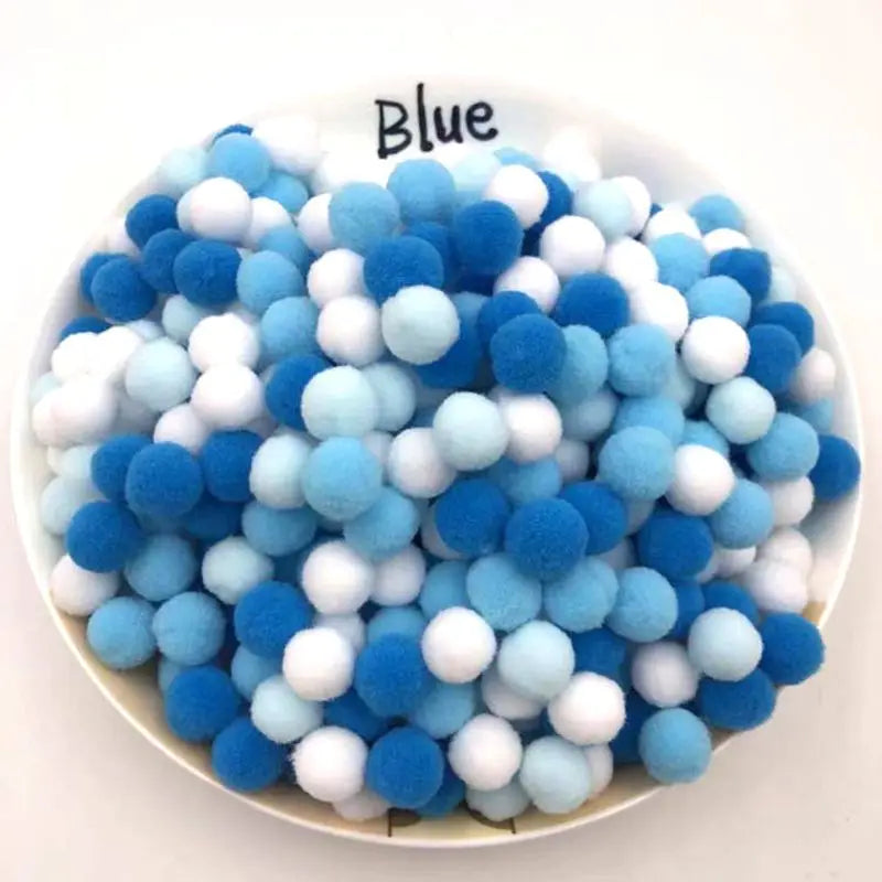 Colorful Plush Cat Puff Ball Toys — Soft Stretch Interactive Chew & Play Balls for Cats