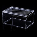 Transparent Reptiles Terrarium Acrylic Easy to Install Lizard Breeding Box Ventilated Anti-escape Gecko House Habitat for Snake