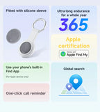 Apple Find My MFi Bluetooth Tracker Tag for Keys, Earbuds, Luggage & Pets (iOS)