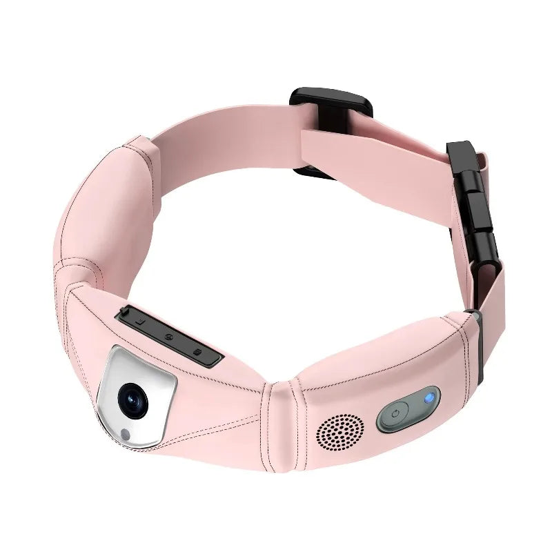 4G 4K Smart Pet Collar GPS Tracker & Camera with AI Voice Commands, Health Alerts & IP67 Waterproof