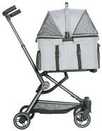 2026 Upgraded Version 3 in 1 Dog Cat Stroller with Detachable Carrier Lightweight Folding Portable All Terrain Pet Travel System