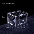 Transparent Reptile Pet Breeding Box Crawling Pet Feeding Box Lizard Silkworm Scorpion Beetle Insect Box Pet House Acrylic Cage
