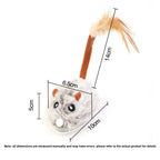 Realistic Plush Mouse Cat Toy with Wagging Tail — Interactive Running Mice for Indoor Play