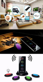 4-in-1 Wireless Key Finder & Anti-Loss Locator for Phones, Kids, Pets & Remotes