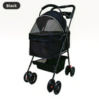 Pet Stroller Small Medium Cat Dog Travel Lightweight Detachable Washable Wholesale Pet Stoller Trolley for Dog Dog Trolley