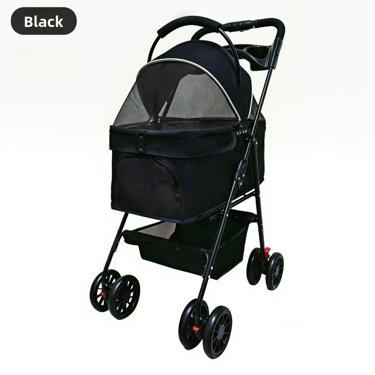 Pet Stroller Small Medium Cat Dog Travel Lightweight Detachable Washable Wholesale Pet Stoller Trolley for Dog Dog Trolley