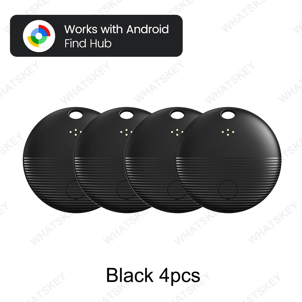 Rechargeable Google Find My GPS Tracker Tag for Android - Smart Location Tracker for Cars & Cycling