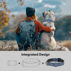 PU Leather GPS-Ready Dog Collar