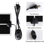 110V 5W-20W Heating Warm Pad Adjustable Temperature Controller Incubator Mat Tools Terrarium Reptiles Heat Mat for Climbing Pet