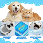 Upgraded Mini GPS Cat & Dog Tracker Collar - Waterproof Real-Time Tracking with No Monthly Fee