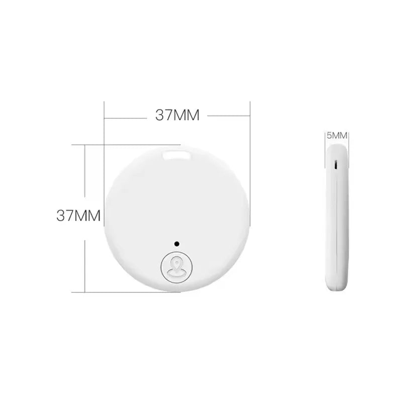 Mini Bluetooth Smart Tag Keychain with Anti-Loss Alarm - GPS Tracer for Pets, Kids, Keys & Wallets