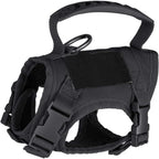 Breathable Tactical Cat & Dog Chest Harness — Adjustable Vest Leash for 3–20kg Pets