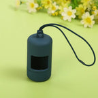 Portable Plastic Dog Poop Bag Carrier Candy Color with Hanging Rope Dog Poop Bag Holder Dogs Waste Bags Dispenser Travel