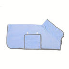 Super Absorbent Microfiber Pet Bathrobe Quick-Drying Soft Comfortable Towel Drying Robe Adjustable Hook And Loop Pet Supplies