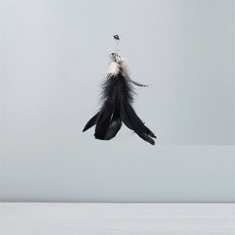 Suction Cup Feather & Bell Cat Teaser Wand