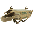 Tactical Camouflage Dog Vest Large Dog Outdoor Training Chest And Back Set Explosive Charge Leash Military Police Dog Equipment