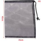 Aquarium Filter Media Mesh Bag (Fish Tank Net Bag, Pond Filter Media Holder, Reusable)