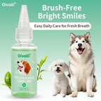 Pet Cleansing Teeth Gel Easy To Use Gentle Formula Freshens Breath For Daily Pet Dental Grooming And Gum Health Care