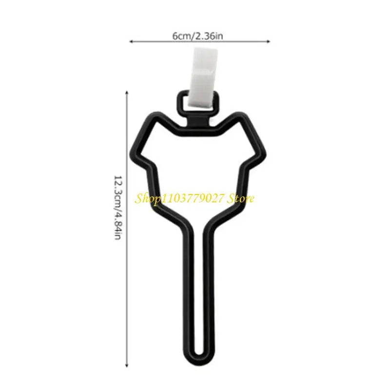Dog Poop Bag Holder with Leash Clip (Adjustable Plastic, Eco-Friendly)