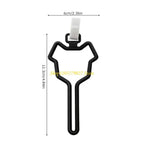 Dog Poop Bag Holder with Leash Clip (Adjustable Plastic, Eco-Friendly)