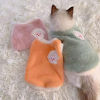 Thickened Autumn & Winter Cat Vest — Warm Anti-Fall Clothes for Kittens & Small Pets