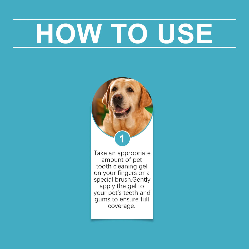 Reduces Oral Discomfort Pet Oral Cleaning Gel Prevents Oral Problems Removes Tartar Cleans Pet Teeth Freshens Breath Toothpaste