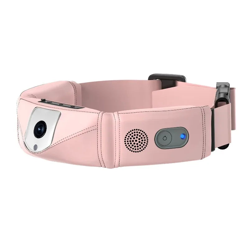 4G 4K Smart Pet Collar GPS Tracker & Camera with AI Voice Commands, Health Alerts & IP67 Waterproof