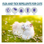 YEGBONG 50ml Flea Tick Control Liquid for Dogs Cats Fast Acting Waterproof Prevention with Gentle Plant Extracts Odorless Formu